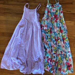 Cat Jack Maxi Dresses, size medium 7-8. 2 dresses like new
